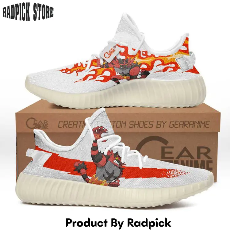Incineroar yeezy shoes anime sneakers  rp838383